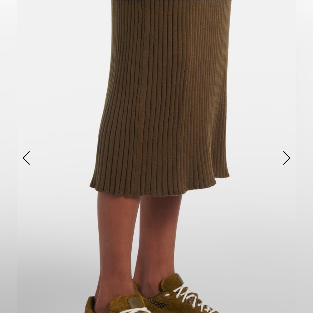 Varley Axel Rib Knit Midi sweater Dress • sold out Brown Patina • Size S - Picture 5 of 7